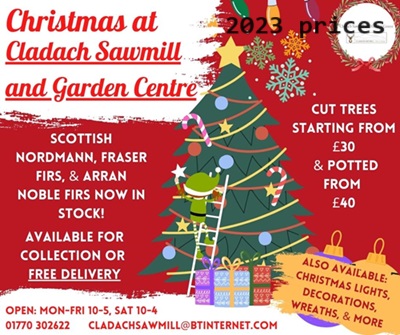 Cladach Sawmill and Garden Centre Christmas trees