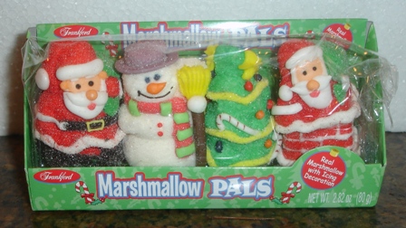 Marshmallow edible figurines