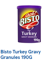 Turkey gravy granules